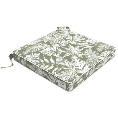 Tahiti Sage Escape Square Outdoor Chair Pad - 43x43x4cm (ETA Late May 26)