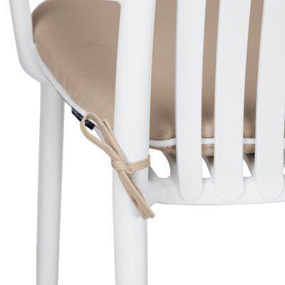 Tahiti Sandstone Rounded Outdoor Chair Pad - 40x42x5cm (ETA Late May 26)