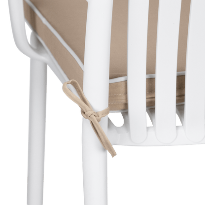 Tahiti Sandstone Square Outdoor Chair Pad - 43x43x4cm