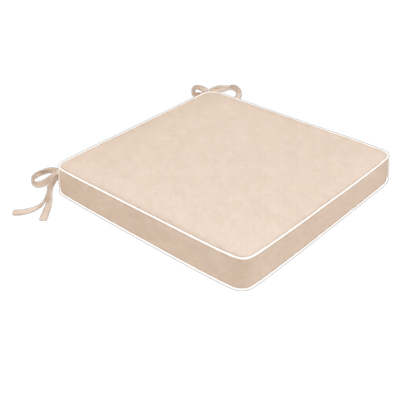 Tahiti Sandstone Square Outdoor Chair Pad - 43x43x4cm (ETA Late May 26)