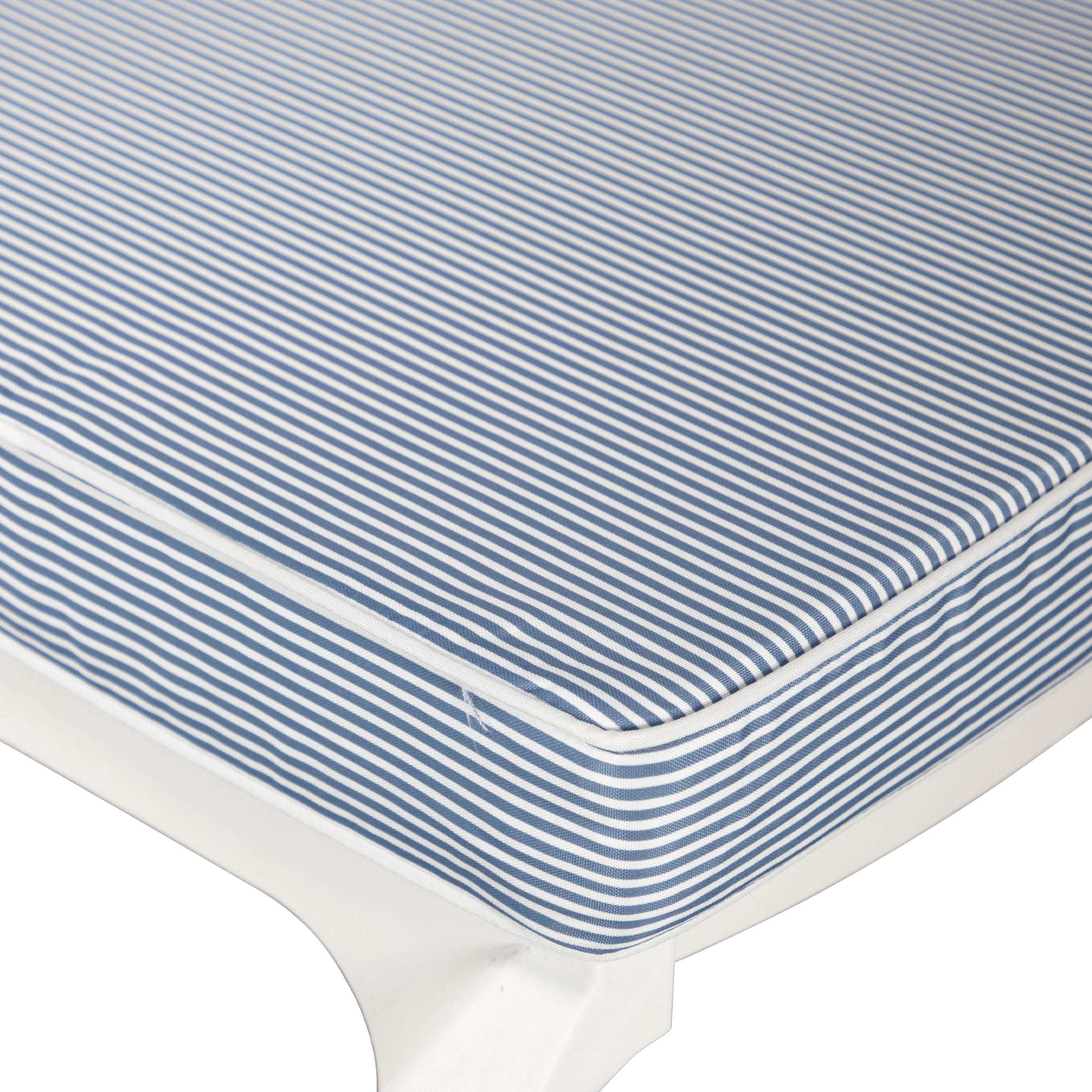 Tahiti Marine Stripe Sunlounger Outdoor Chair Cushion - 120x56x7.6cm