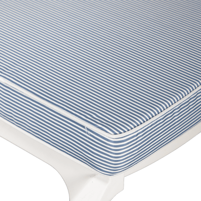 Tahiti Marine Stripe Sunlounger Outdoor Chair Cushion - 120x56x7.6cm
