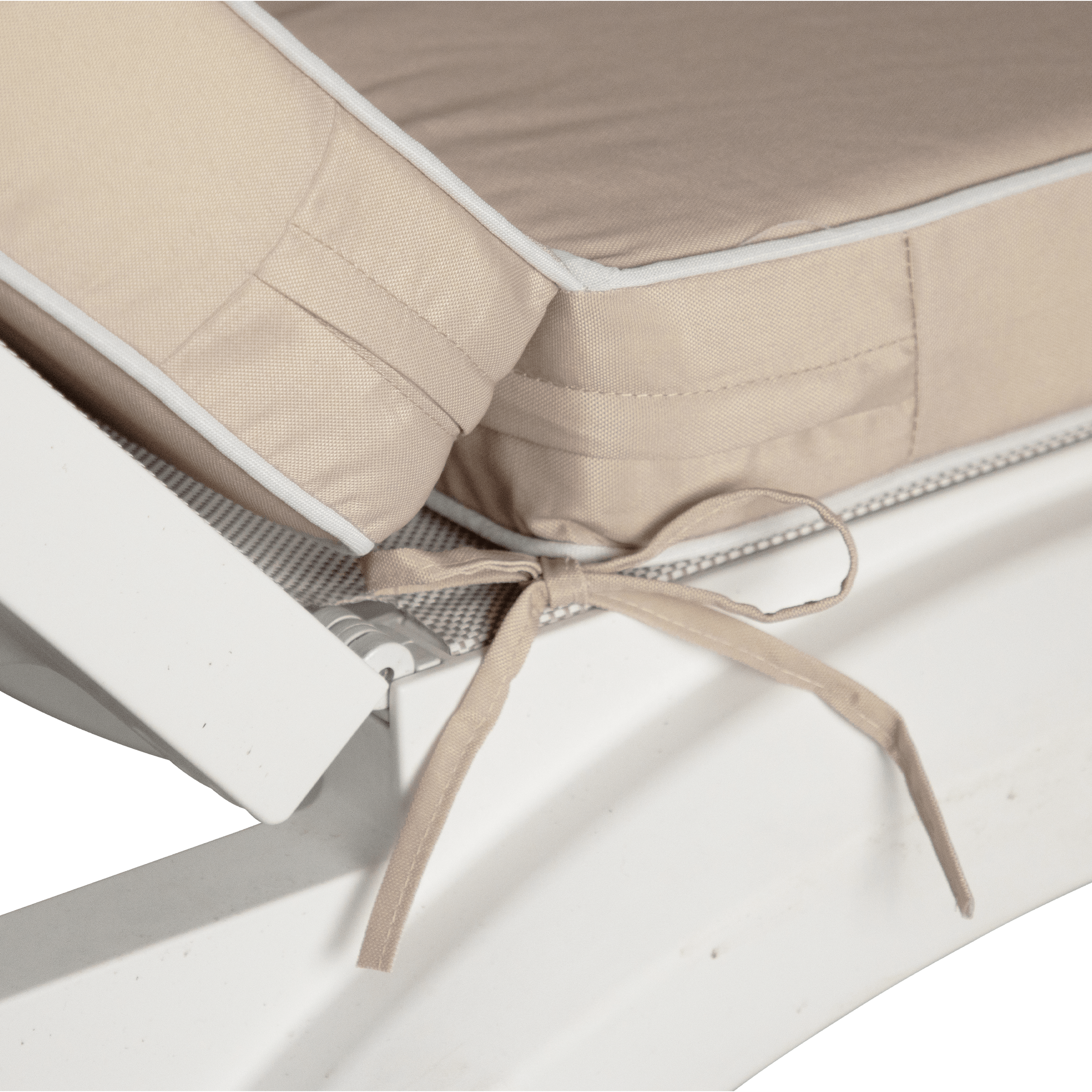 Tahiti Sandstone Sunlounger Outdoor Chair Cushion - 120x56x7.6cm