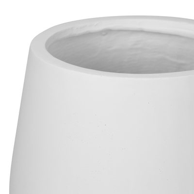 Palermo Medium Pot in MGO White Finish