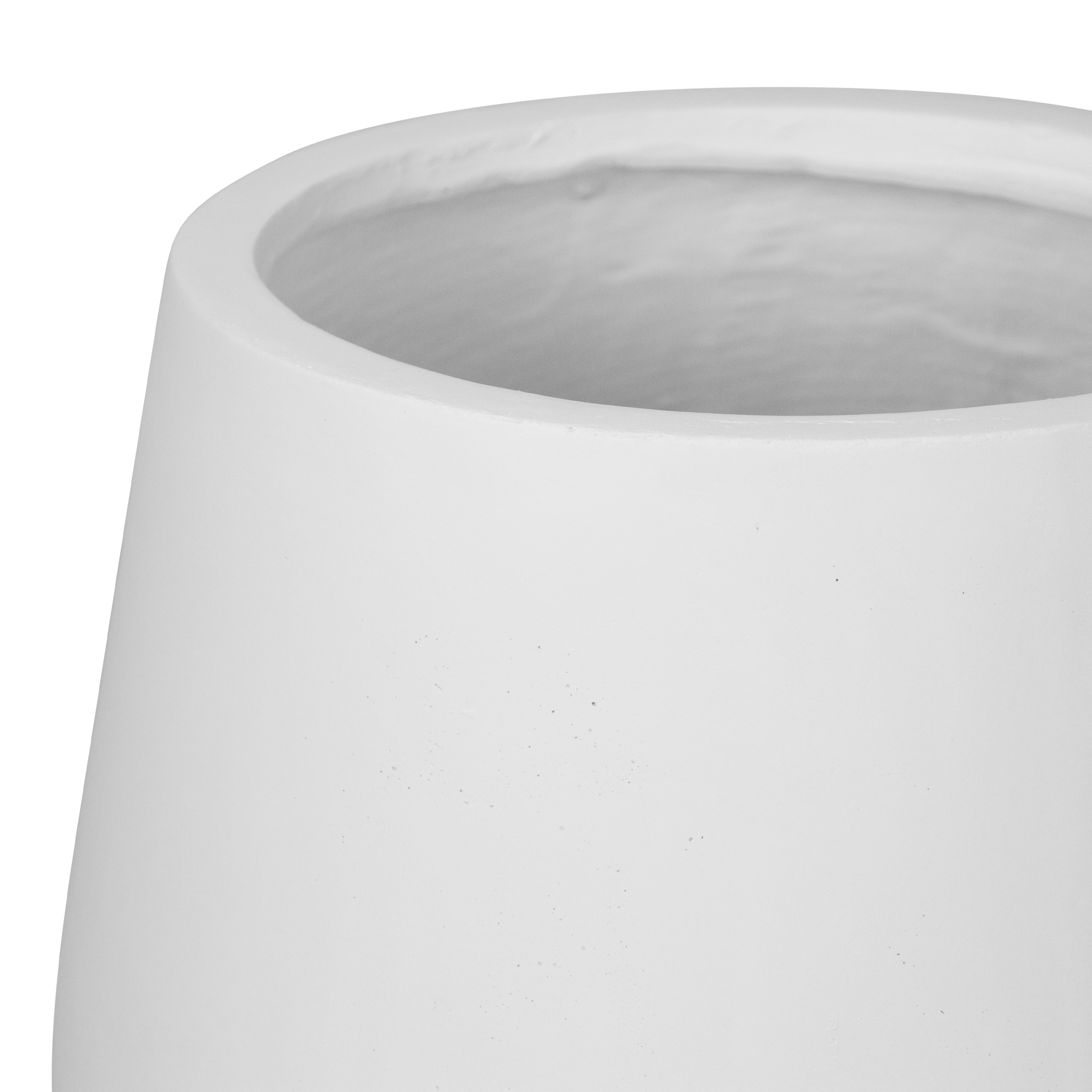 Palermo Large Pot in MGO White Finish