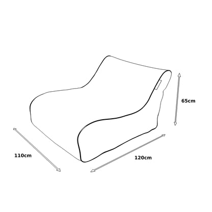 Torquay Outdoor Pool Bean Bag in Avocado