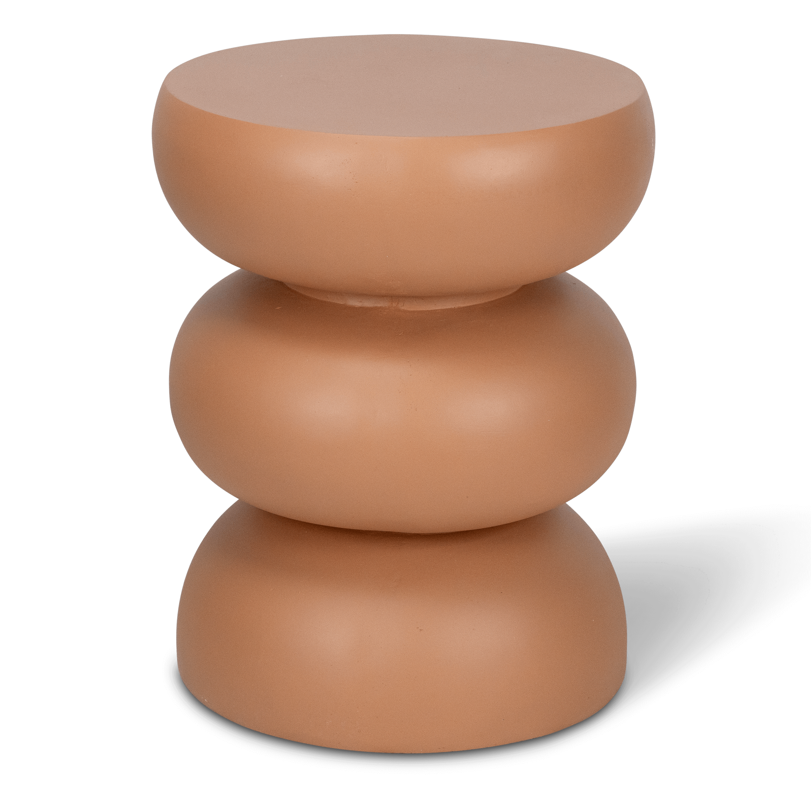 Verona Side Table in MGO Coral Finish