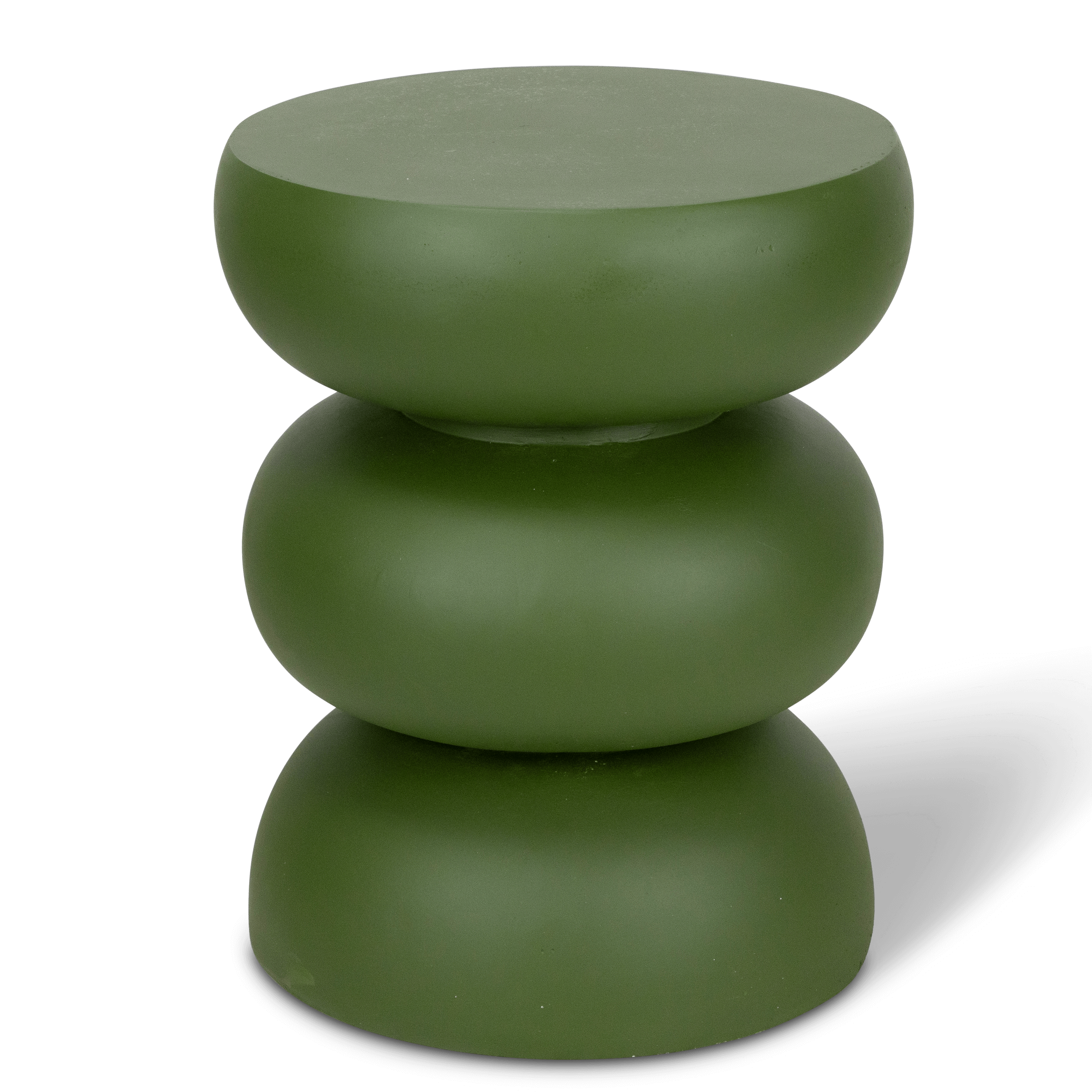 Verona Side Table in MGO Forest Green Finish