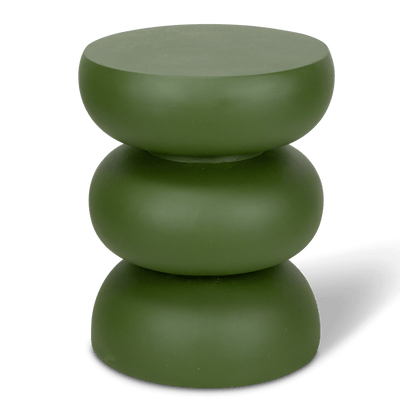 Verona Side Table in MGO Forest Green Finish
