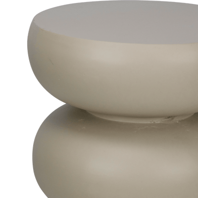 Verona Side Table in MGO Taupe Finish