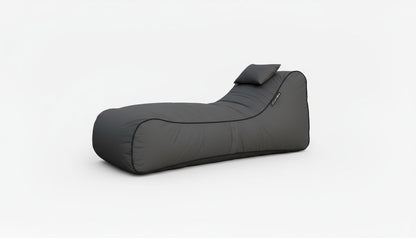 Bondi Outdoor Bean Bag in Black Check
