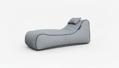 Bondi Outdoor Bean Bag in Tweed Navy