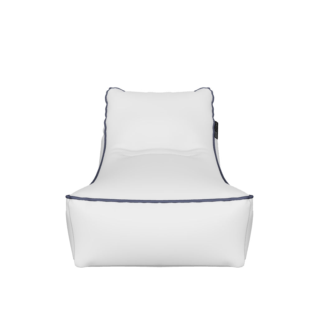 Kirra Outdoor Bean Bag Chair Taupe Stripe