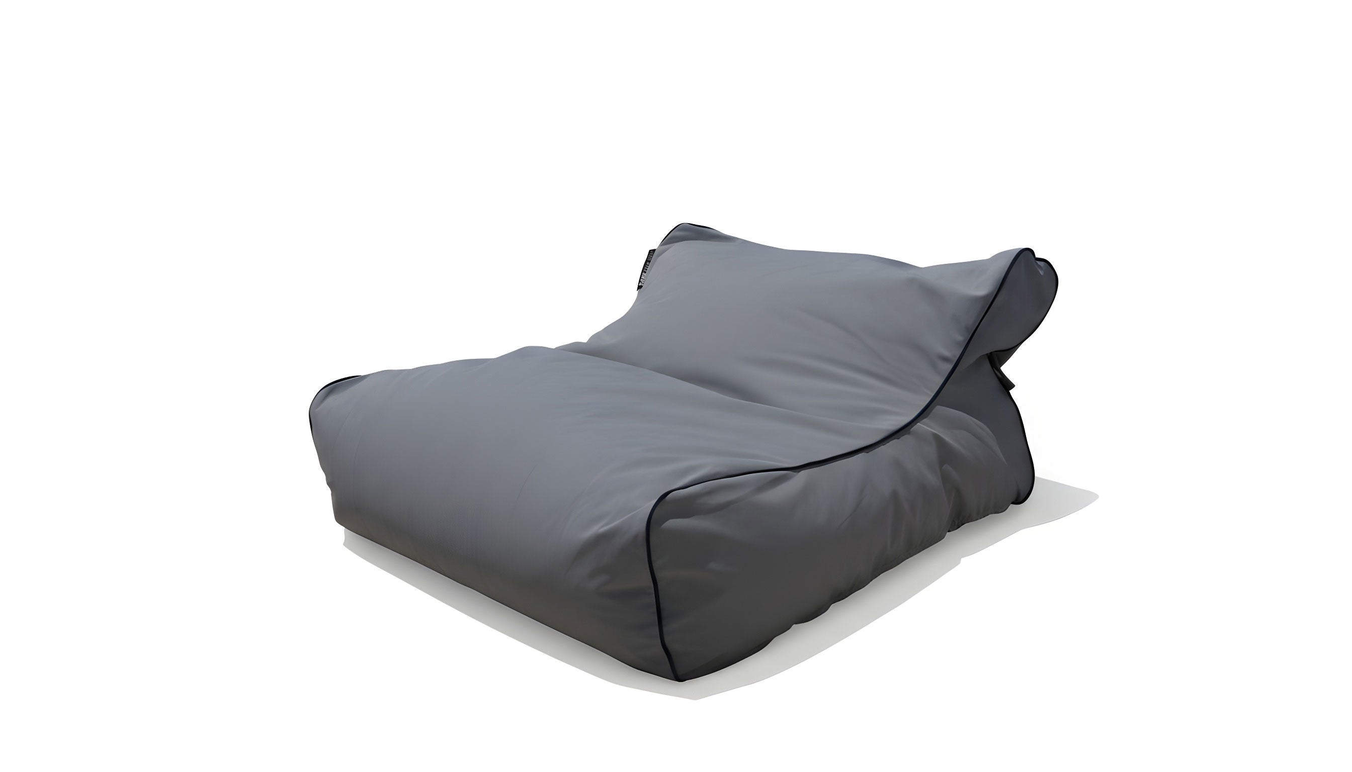 Torquay Outdoor Pool Bean Bag in Black Check