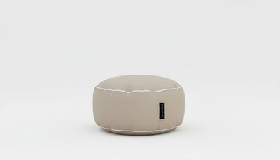 Byron Bay Outdoor Ottoman in Tweed Beige