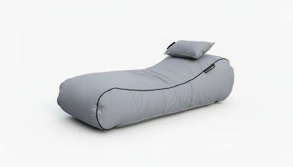 Noosa Outdoor Bean Bag Lounger in Tweed Navy