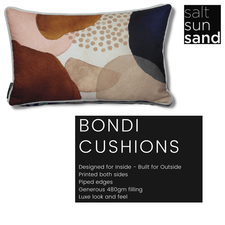 Bondi Outback - 30 x 48 cm Piped OutdoorCushion - saltsunsand