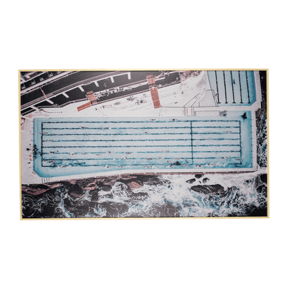 Outdoor Wall Art Coastal - Bondi Icebergs 1