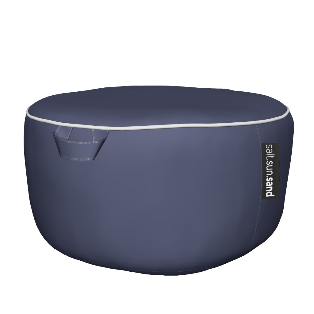 Byron Bay Outdoor Ottoman in Navy