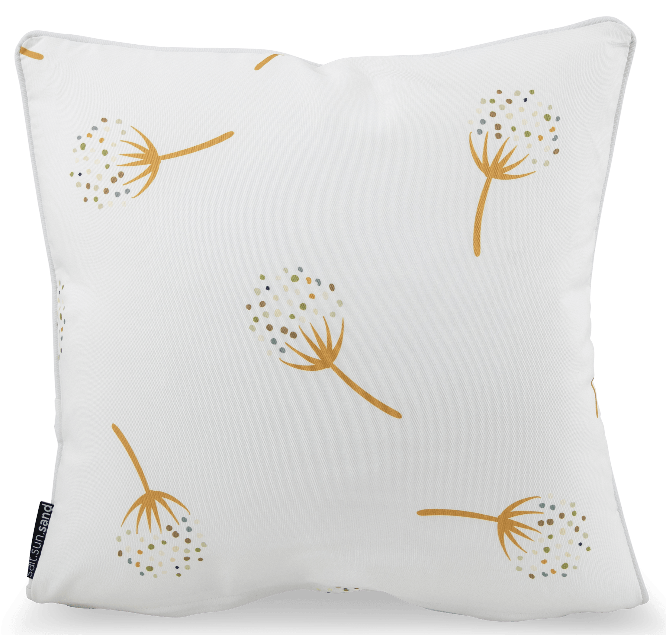 Hamptons Outdoor Cushions | Neutral Outdoor Cushions | Mediterranean Outdoor Cushions - Dandelion Dance