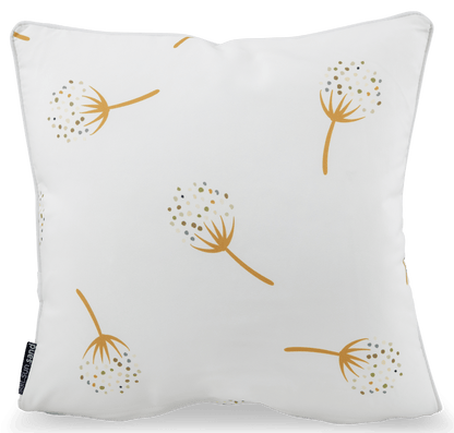 Hamptons Outdoor Cushions | Neutral Outdoor Cushions | Mediterranean Outdoor Cushions - Dandelion Dance