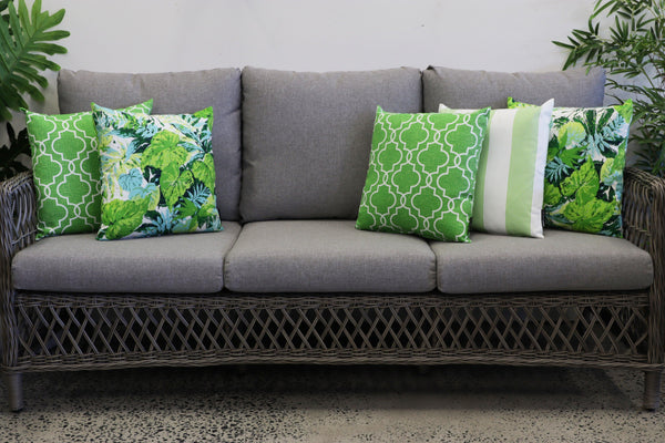 Green Outdoor Cushions | Tropical Outdoor Cushions | Eco Eclipse Stylist Selection