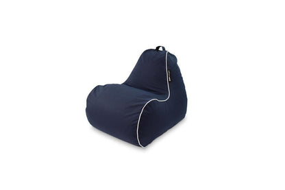 Byron Bay Indoor/Outdoor Bean Bag in Navy - saltsunsand