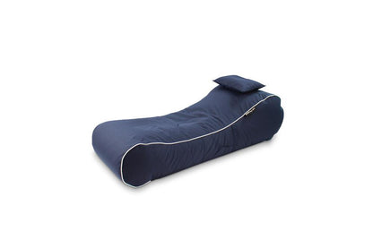 Noosa Indoor/Outdoor Bean Bag in Navy - saltsunsand