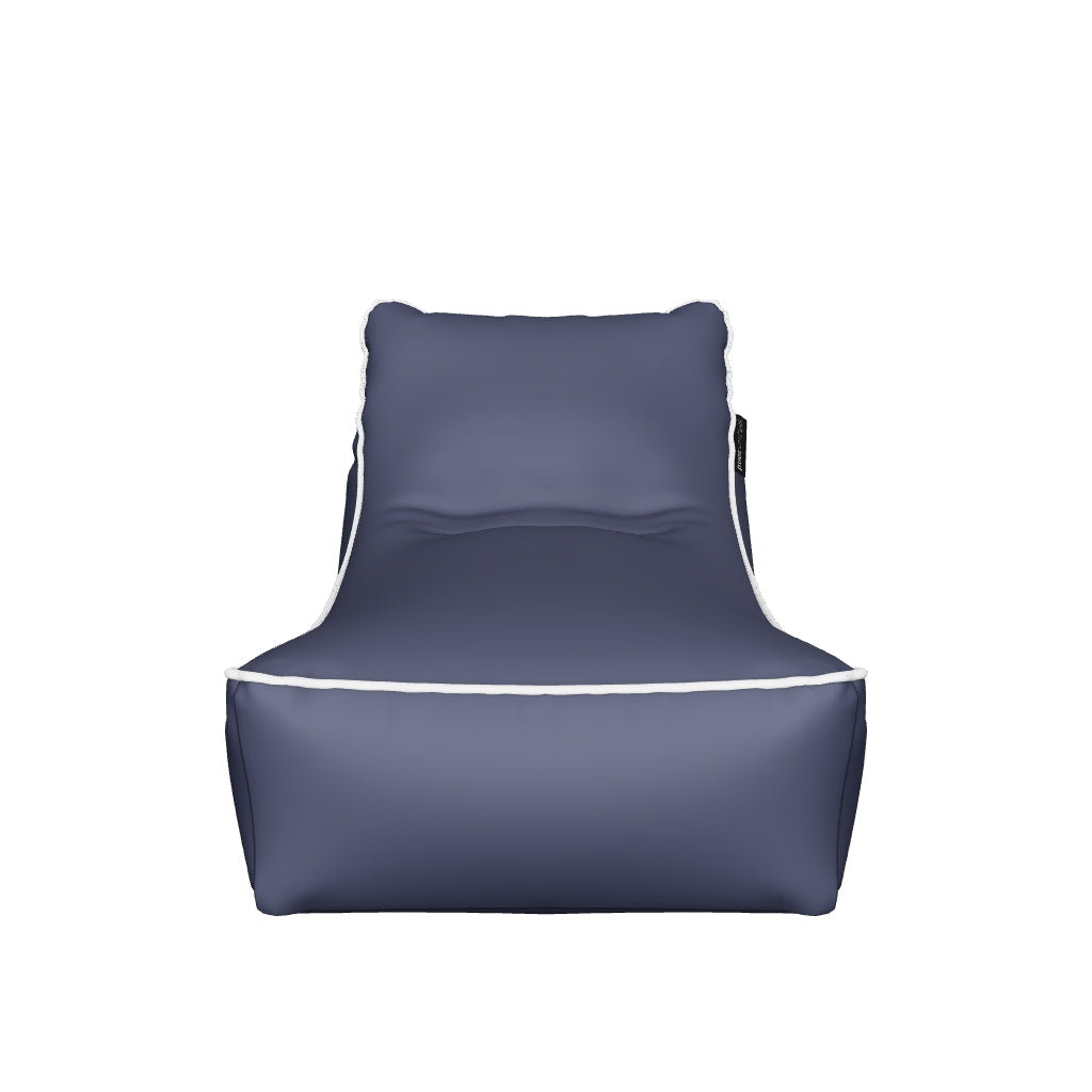 Kirra Outdoor Bean Bag Chair in Navy