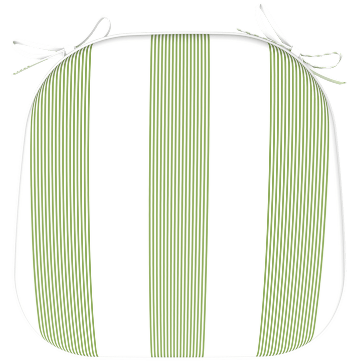 Rounded Outdoor Chair Pad - Lime Sundae