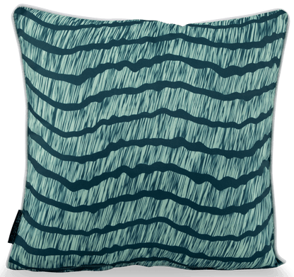 Teal Outdoor Cushions - Midori