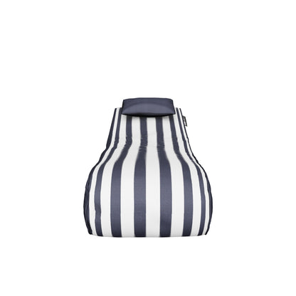 Noosa Outdoor Bean Bag Lounger in Navy Stripe