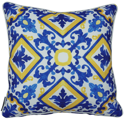 Mediterranean Outdoor Cushions | Blue Outdoor Cushions | Outdoor Cushions Bright - Sundance