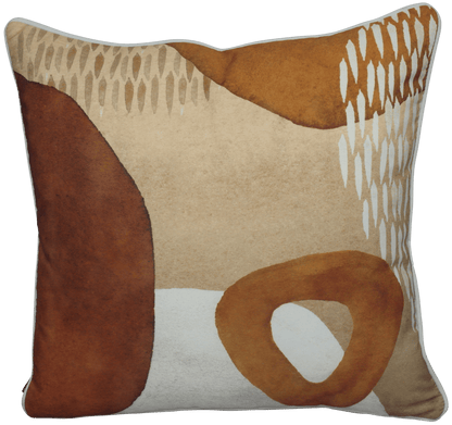 Rustic Outdoor Cushions - Red Centre