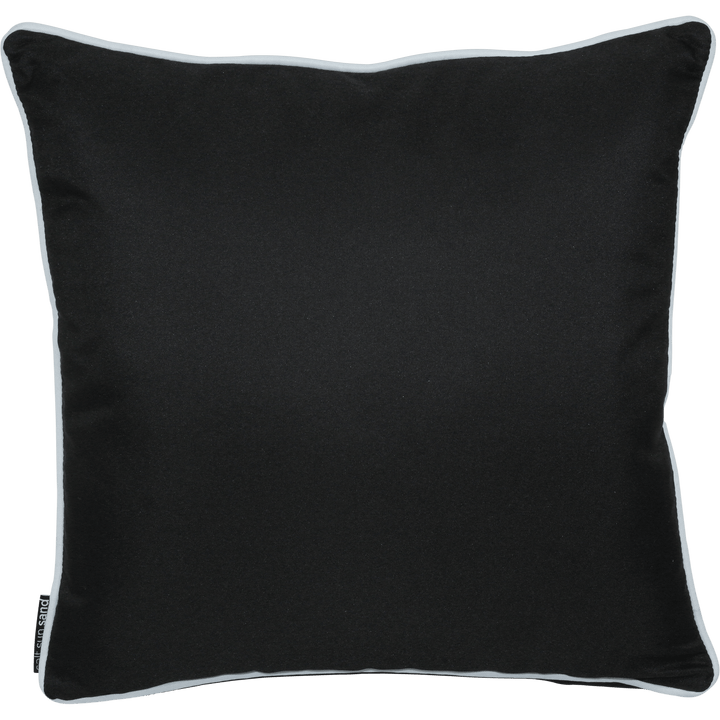 Black Outdoor Cushions | Solid Outdoor Cushions - Solid Black 45x45cm