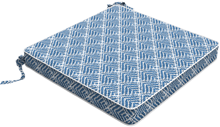 Square Outdoor Chair Pads - Shimmer