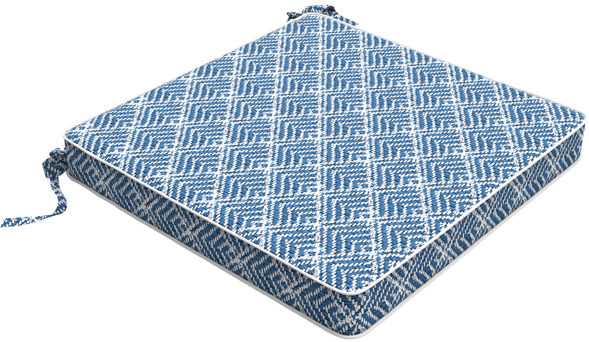 Square Outdoor Chair Pads - Shimmer