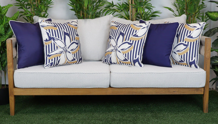 Navy Outdoor Cushions | Hamptons Outdoor Cushions | Skyline Serenade Stylist Selection