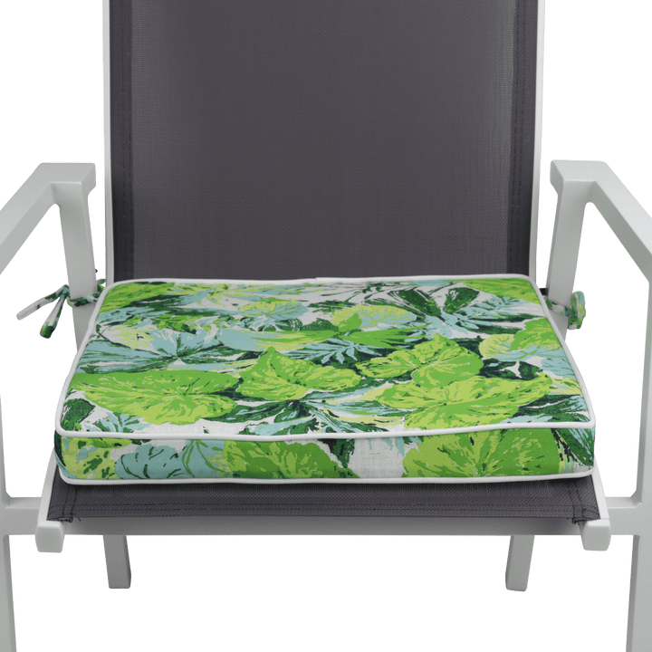 Tahiti Hinterland Square Chair Pad - 43x43x4cm - saltsunsand