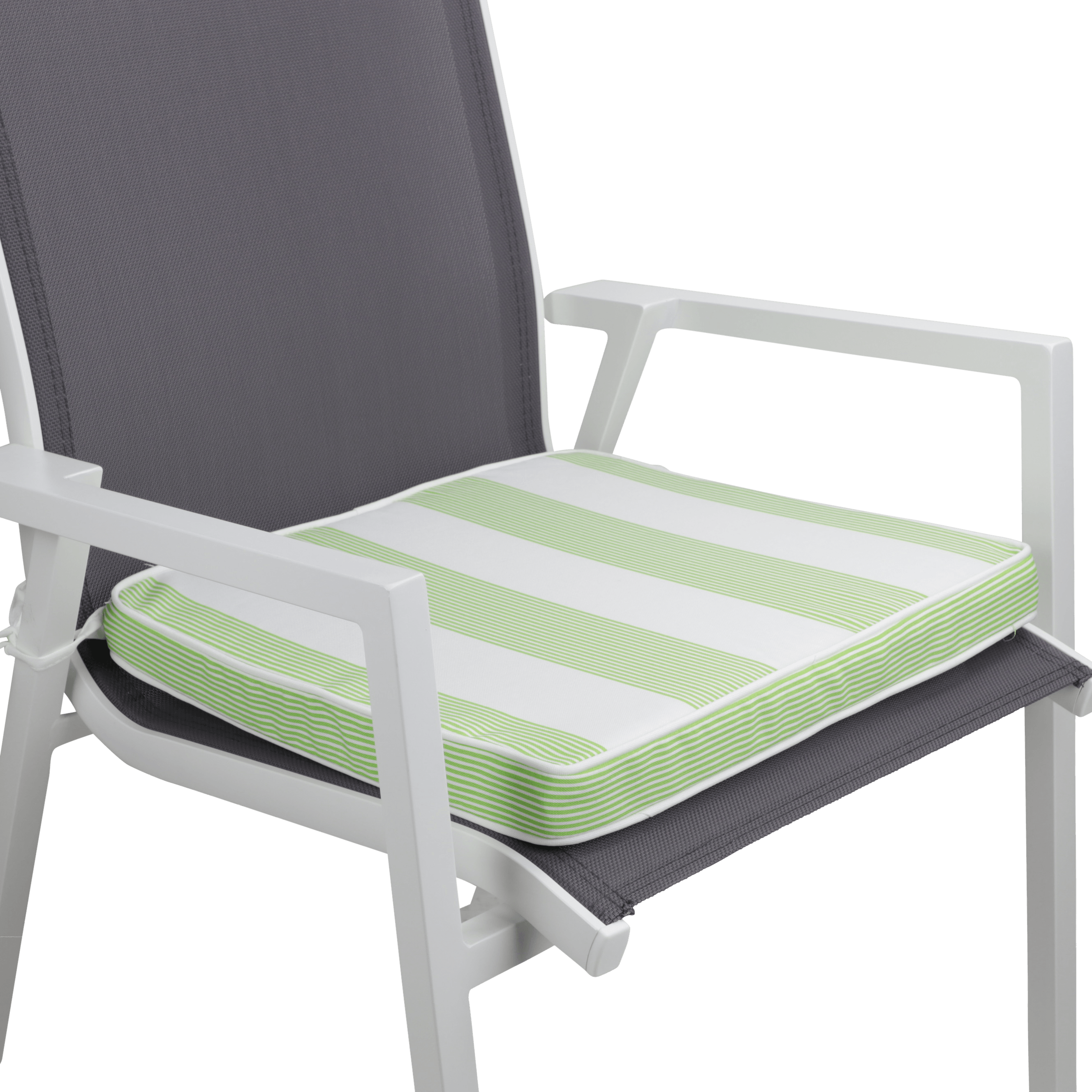 Tahiti Lime Sundae Square Chair Pad - 43x43x4cm - saltsunsand