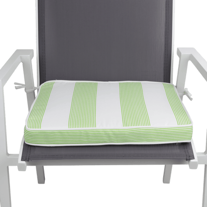 Tahiti Lime Sundae Square Chair Pad - 43x43x4cm - saltsunsand