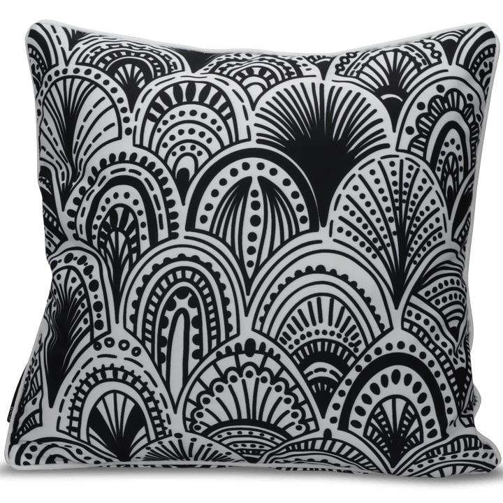 Black Outdoor Cushions - Mood Black