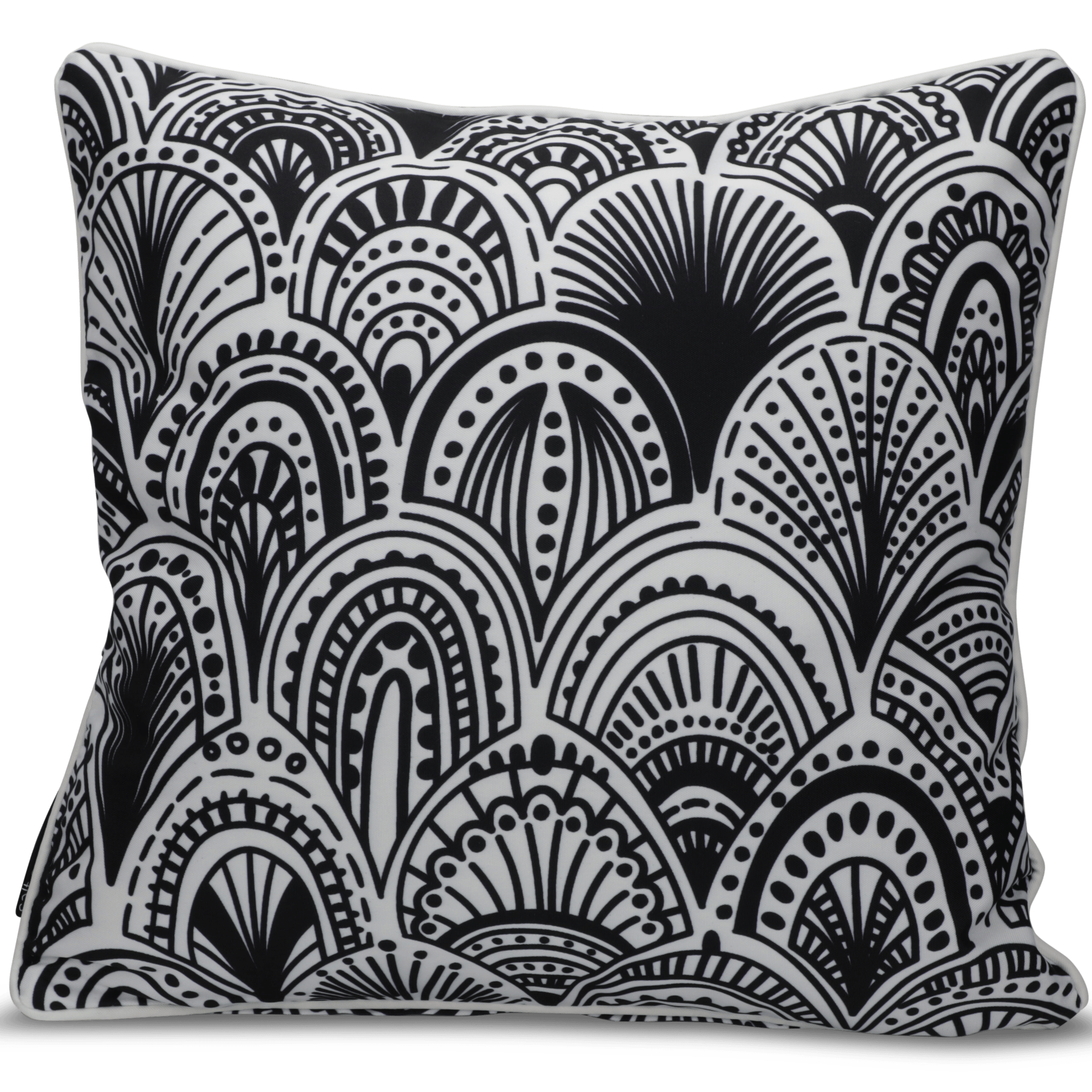 Black Outdoor Cushions - Mood Black