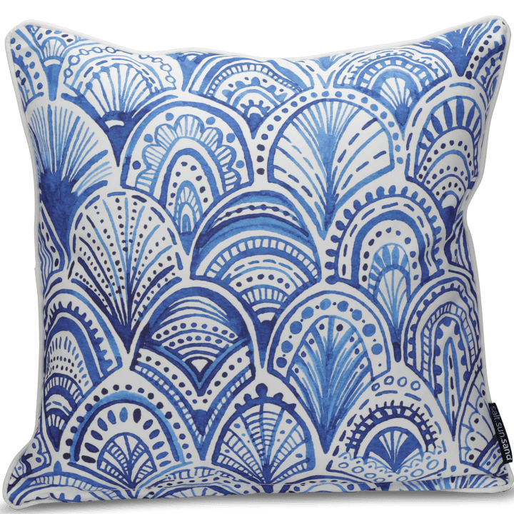 Blue Outdoor Cushions | Mediterranean Outdoor Cushions - Mood Blue