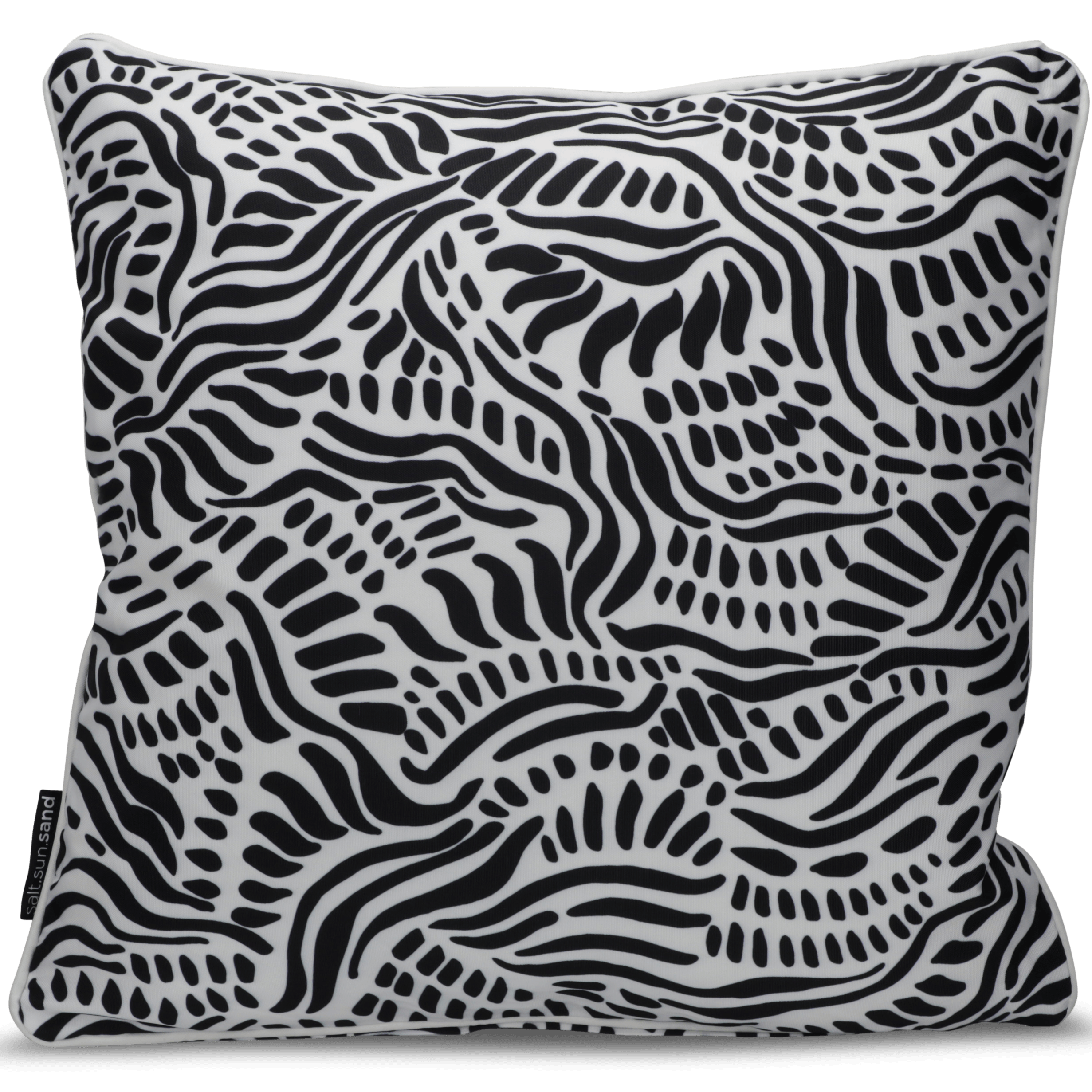 Black Outdoor Cushions - Seascape Black