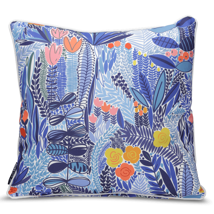 Outdoor Cushions Bright | Blue Outdoor Cushions - Spritz