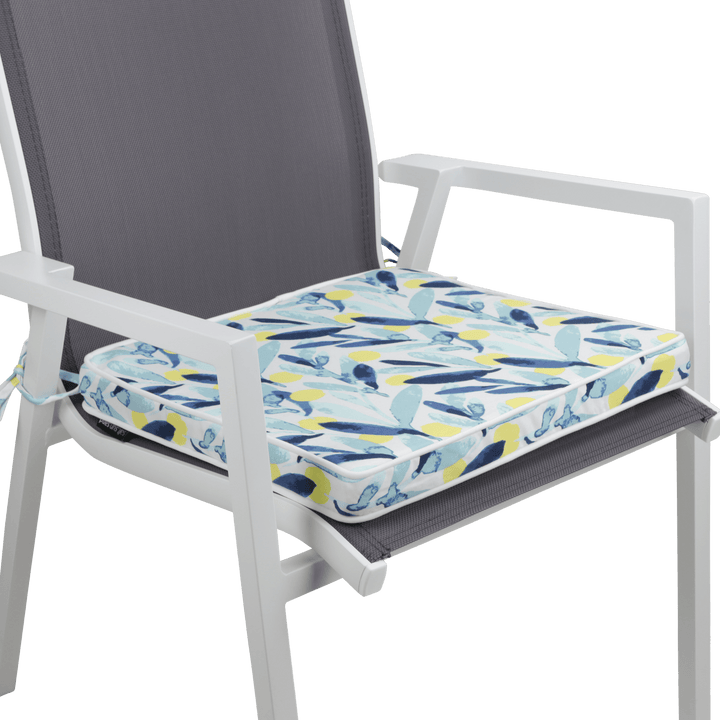 Tahiti Sunrise Square Chair Pad - 43x43x4cm - saltsunsand