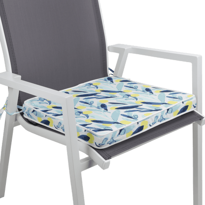 Tahiti Sunrise Square Chair Pad - 43x43x4cm - saltsunsand