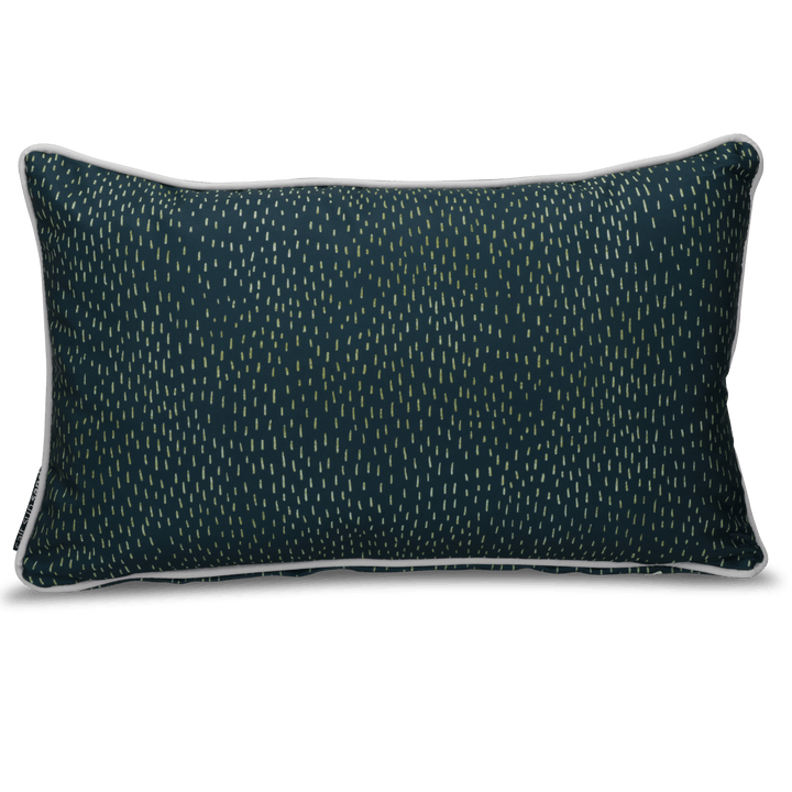 Neutral Outdoor Cushions | Green Outdoor Cushions | Teal Outdoor Cushions | Solid Outdoor Cushions - Tidewater Green 30x48cm